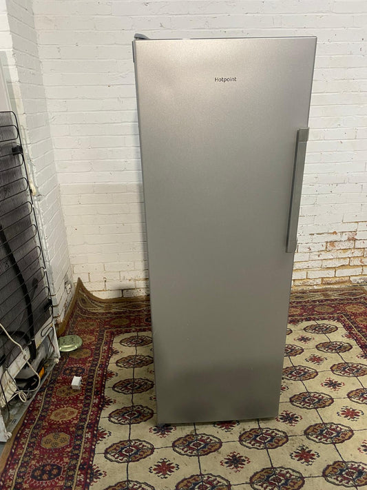 Hotpoint Tall Grey Frost Free Standing Freezer