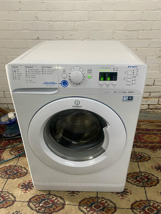 FREE DELIVERY Beautiful Latest Model Indesit 8KG A+ Energy Washing Machine For Sale