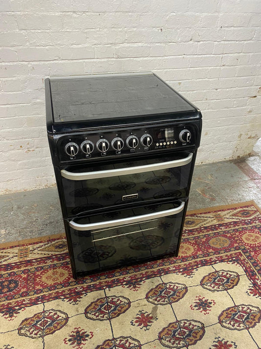 🚐🚐Beautiful Cannon 60CM Black Gas Cooker With Dual Oven/Grill For Sale
