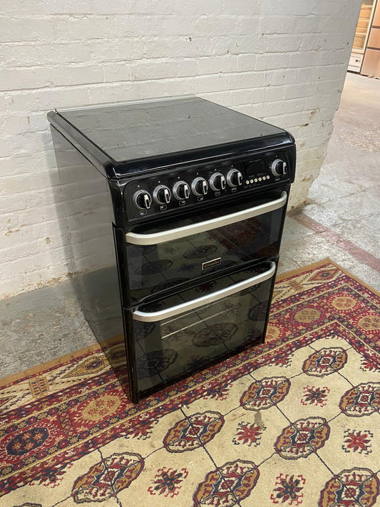 🚐🚐Beautiful Cannon 60CM Black Gas Cooker With Dual Oven/Grill For Sale