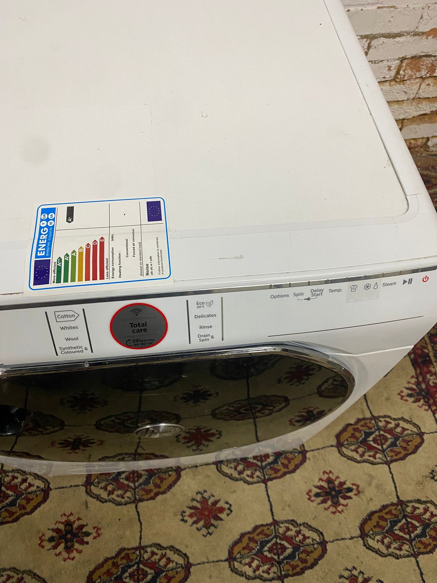 🚚Beautiful Hoover Large Drum 10kg Wifi Fully Touch Washing Machine For Sale