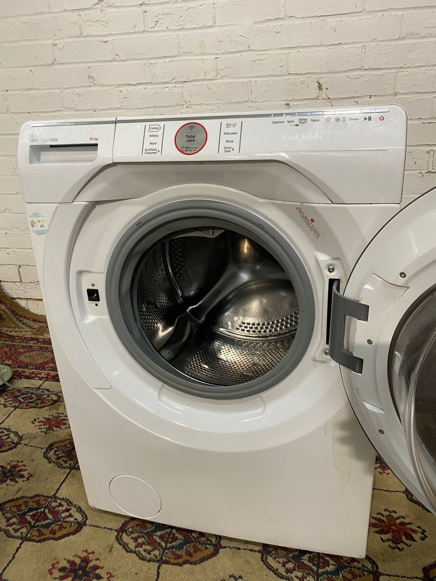 🚚Beautiful Hoover Large Drum 10kg Wifi Fully Touch Washing Machine For Sale