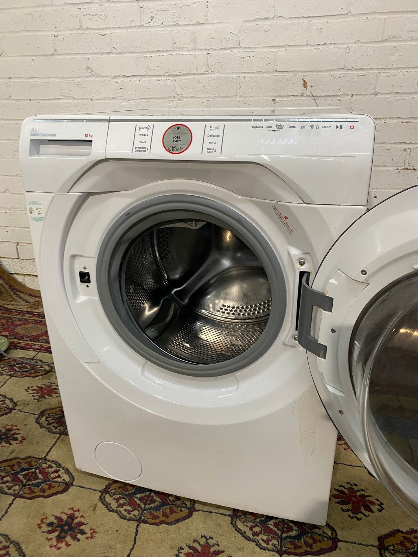 🚚Beautiful Hoover Large Drum 10kg Wifi Fully Touch Washing Machine For Sale