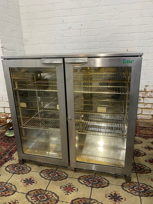 🚐🚐Beautiful 2Doors Stainless Steel Commercial Bar Drinks Fridge For Sale (video available)