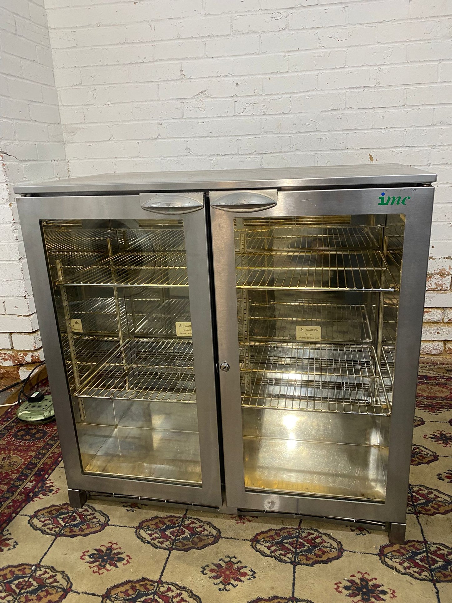 🚐🚐Beautiful 2Doors Stainless Steel Commercial Bar Drinks Fridge For Sale (video available)