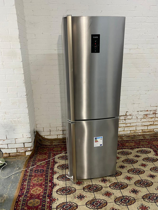 AEG Stainless Steel Frost Free Fridge Freezer