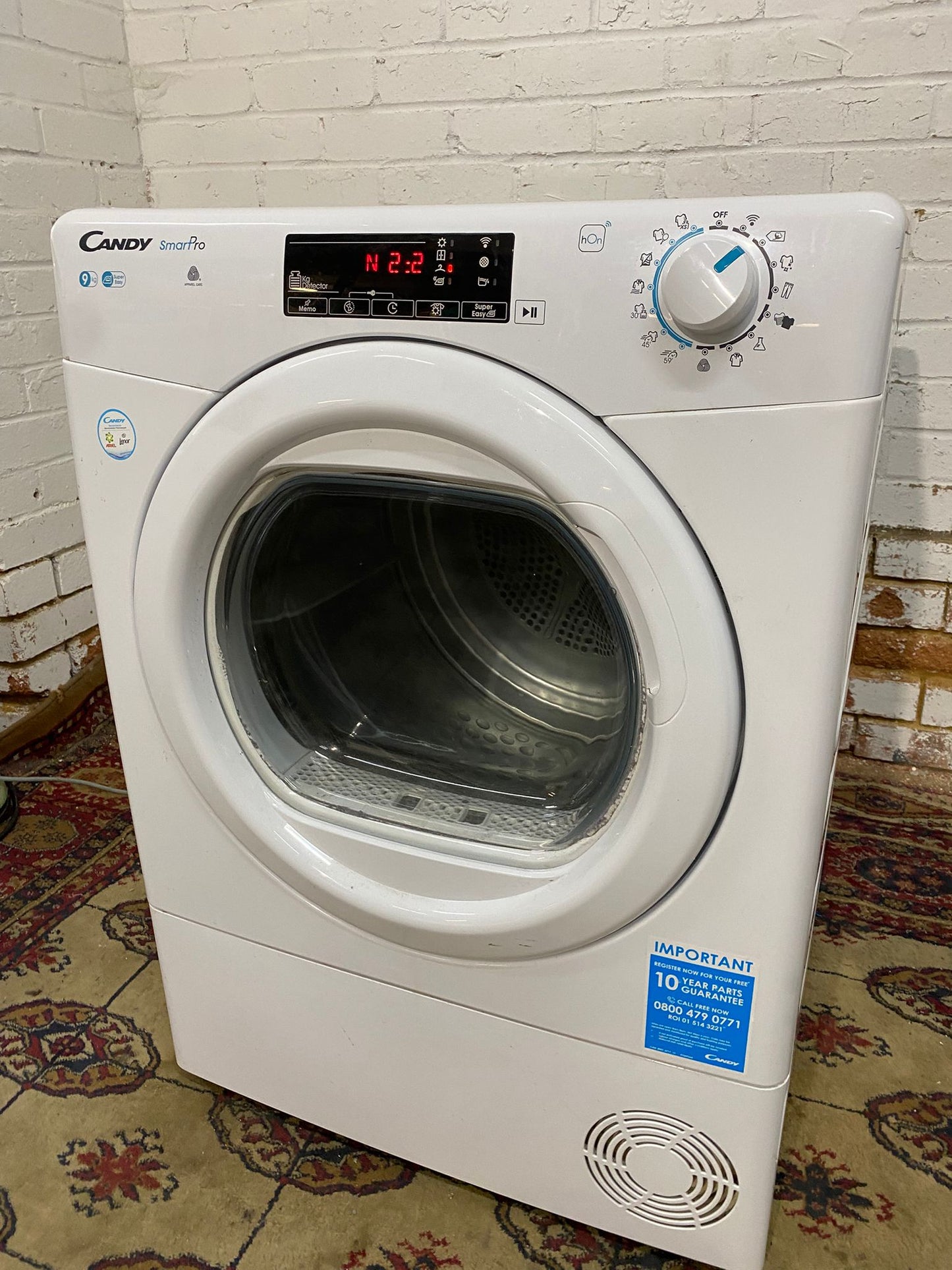 🚐🚐Beautiful Candy 9KG Glass Door Condenser Dryer For Sale