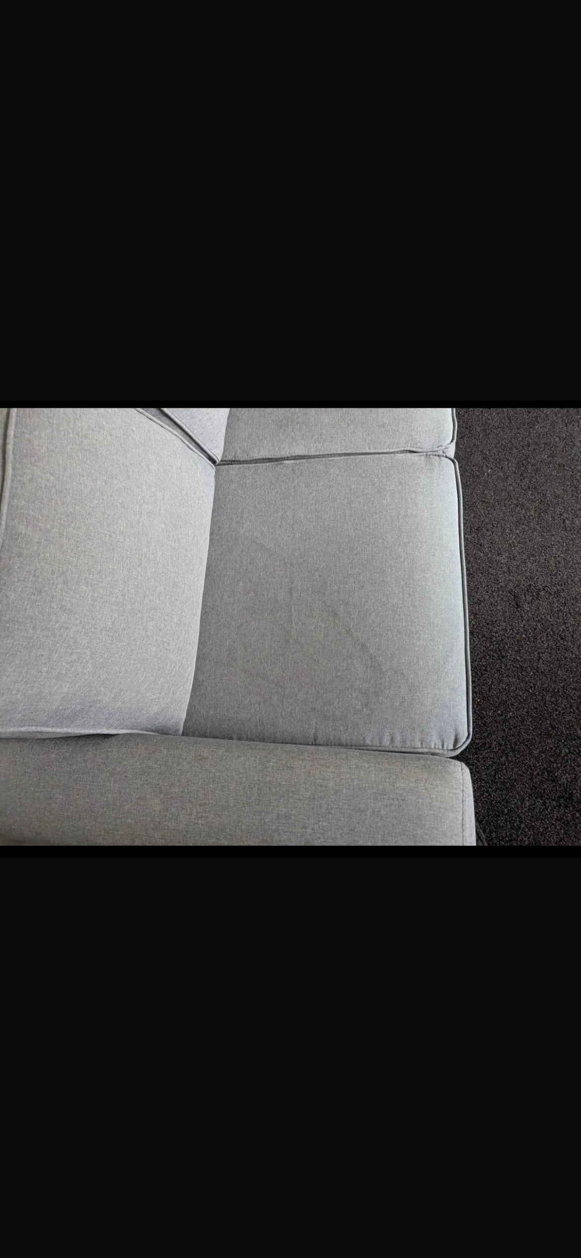 🚚Beautiful Grey Corner Sofa