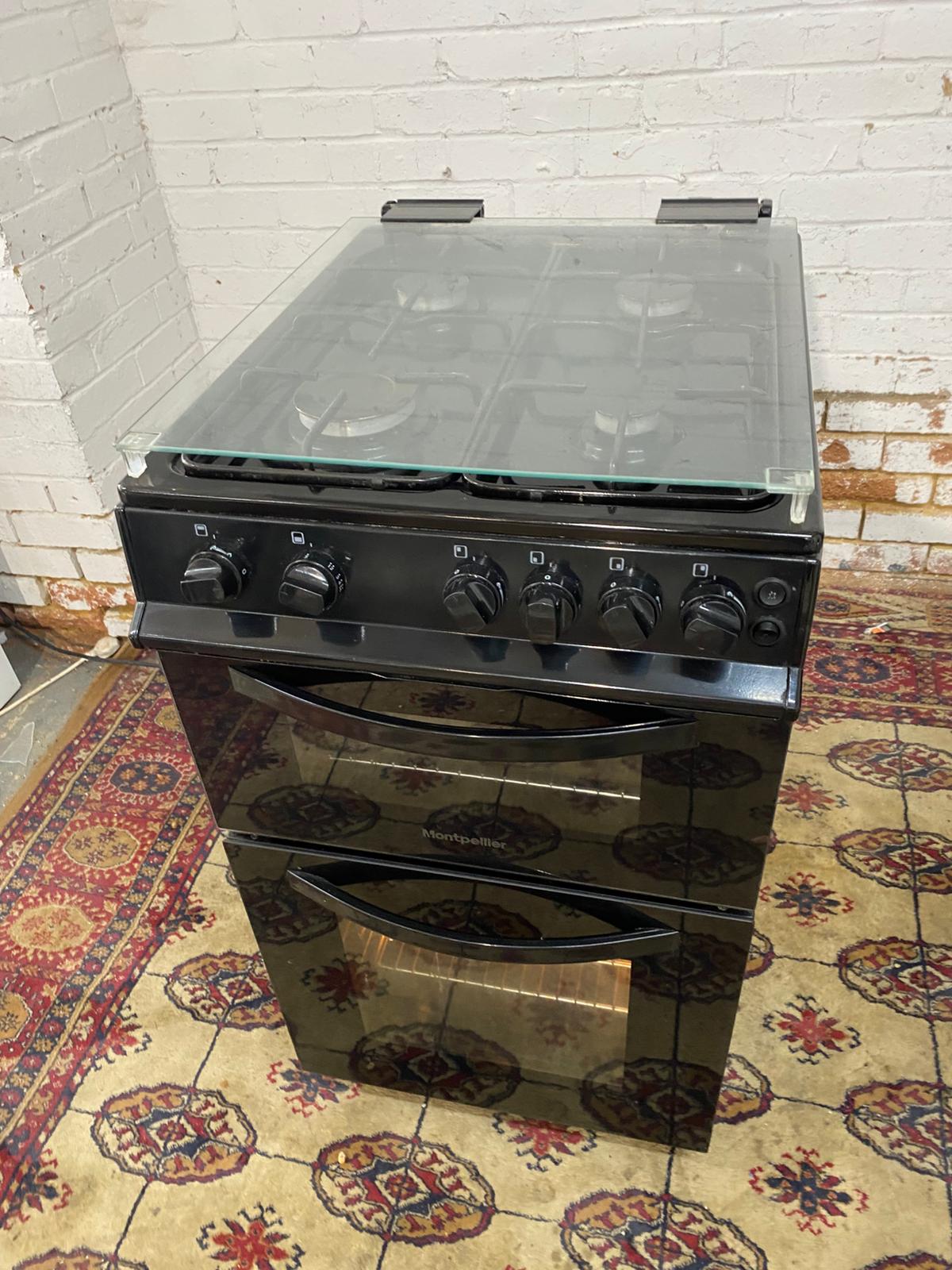 🚚Beautiful Black 50CM Gas Cooker Oven/Grill For Sale