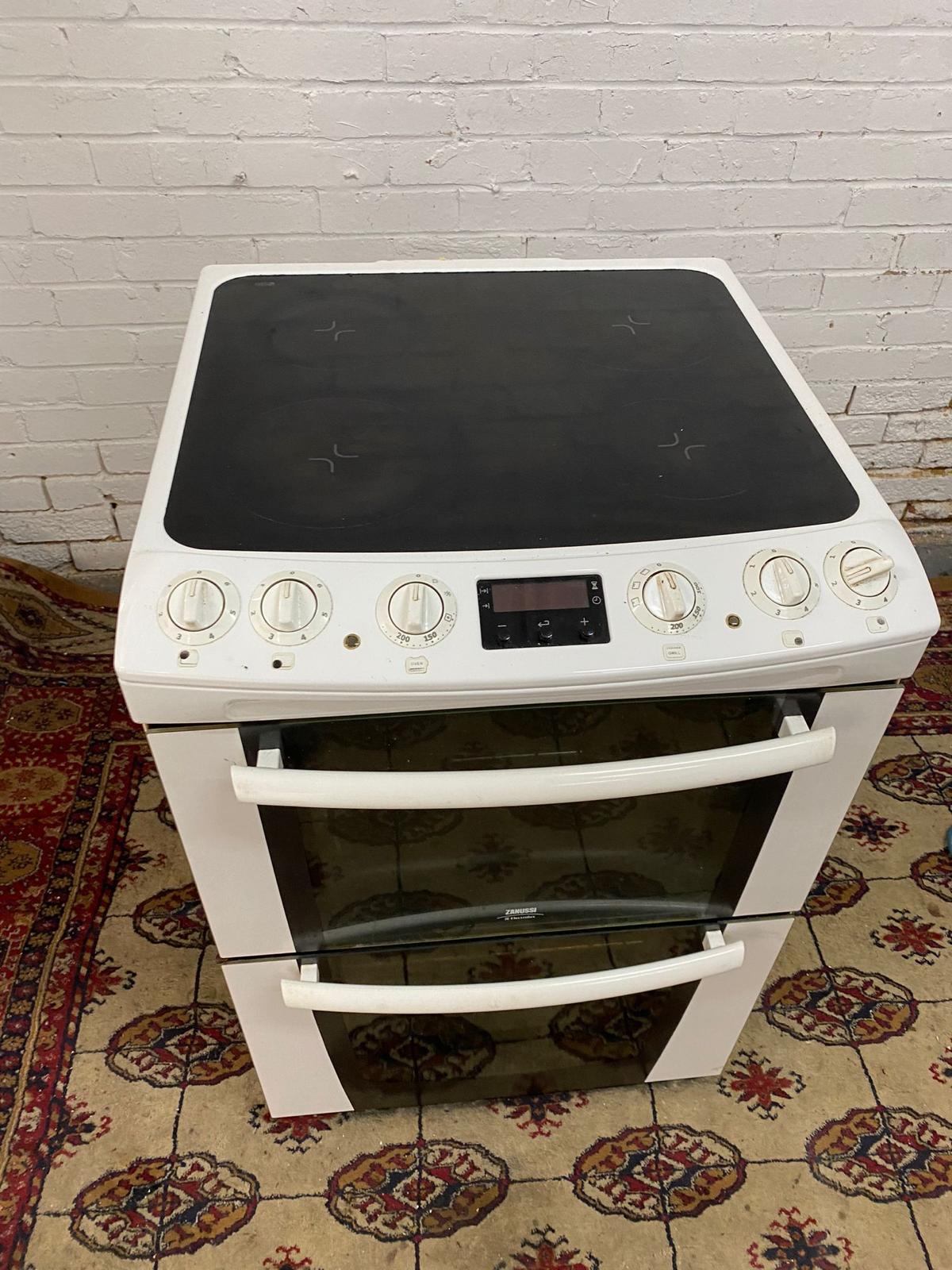 🚚Zanussi 60CM Electric Ceramic Cooker With Oven/Grill For Sale
