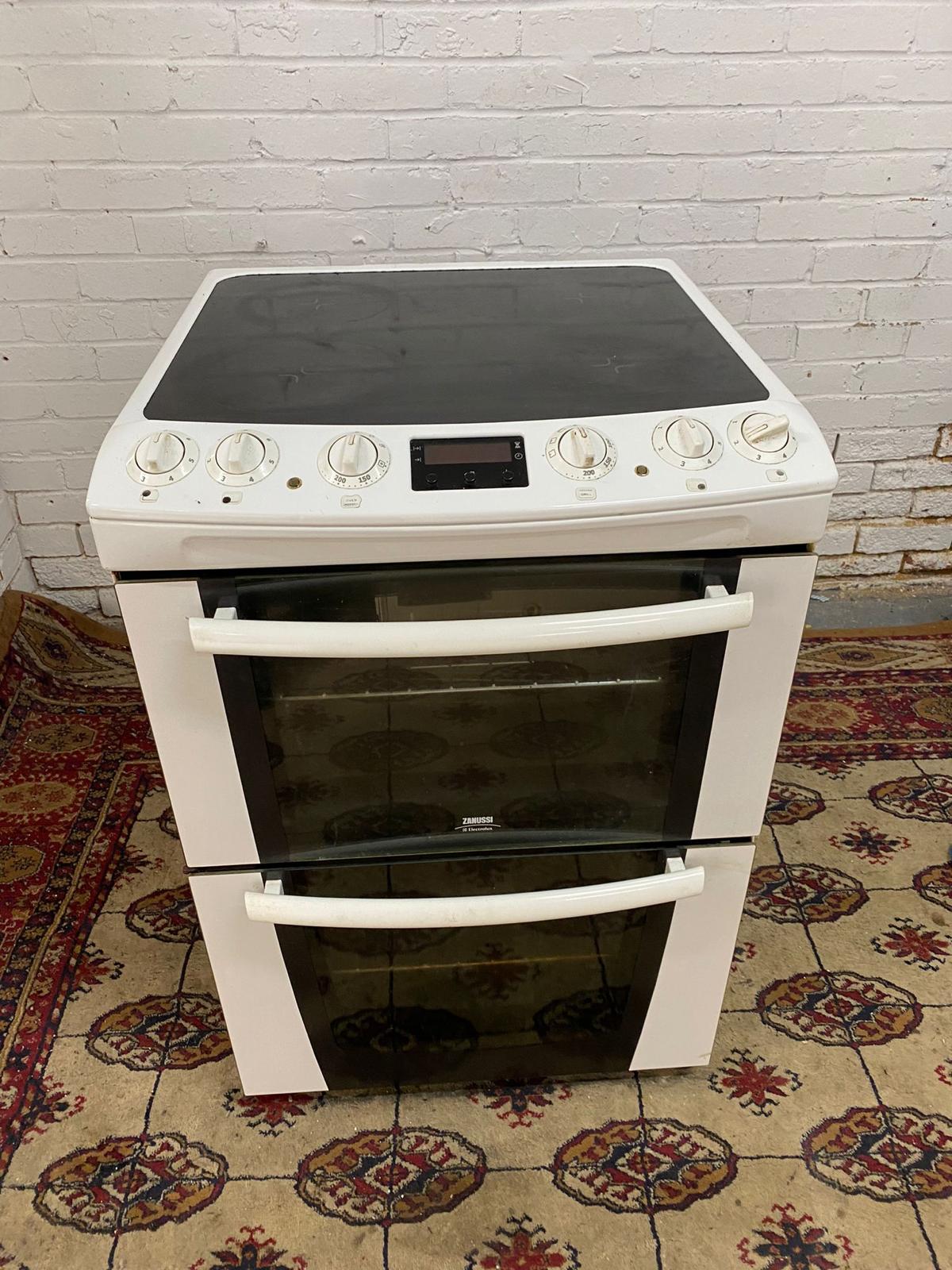 🚚Zanussi 60CM Electric Ceramic Cooker With Oven/Grill For Sale