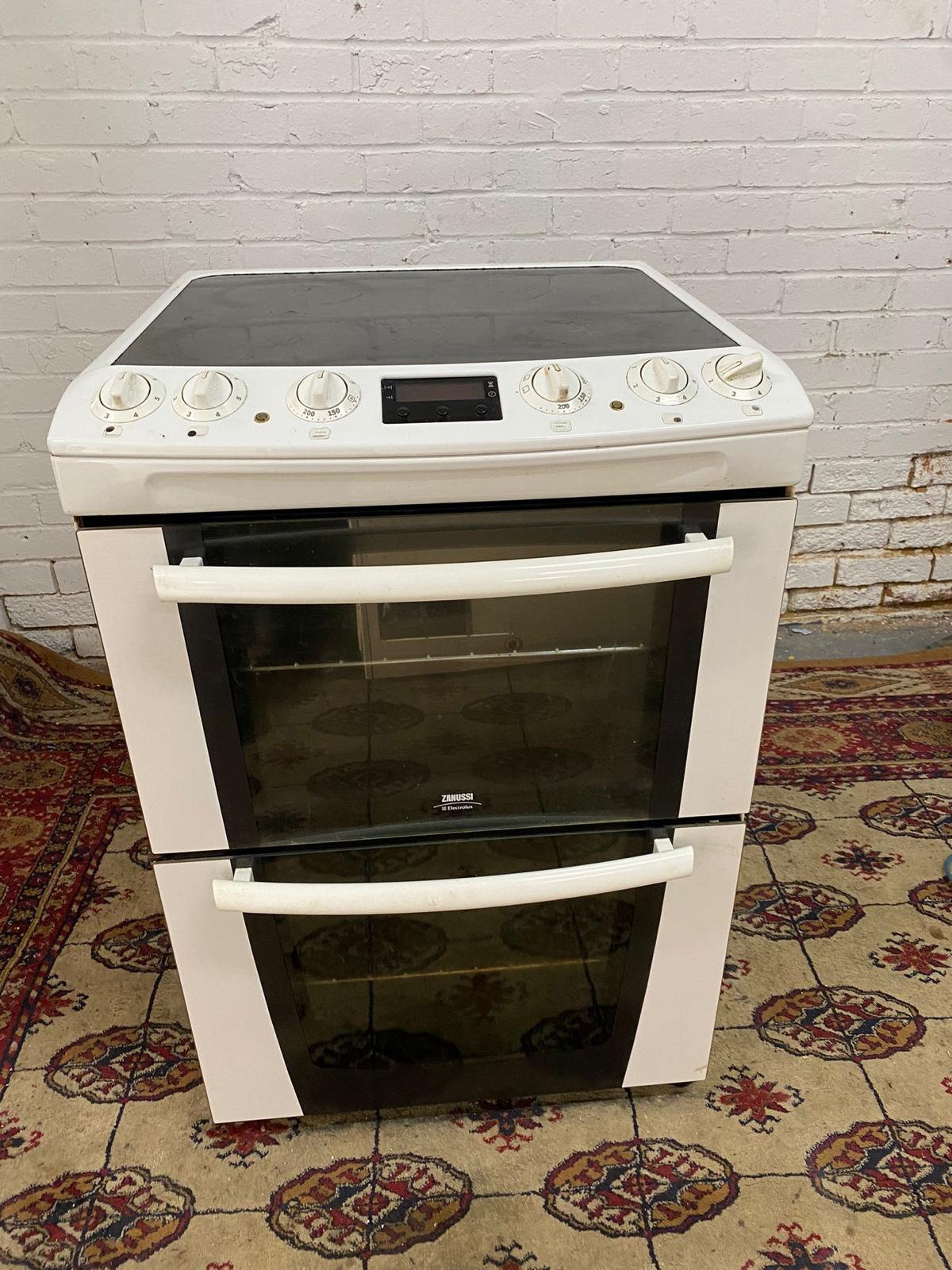 🚚Zanussi 60CM Electric Ceramic Cooker With Oven/Grill For Sale