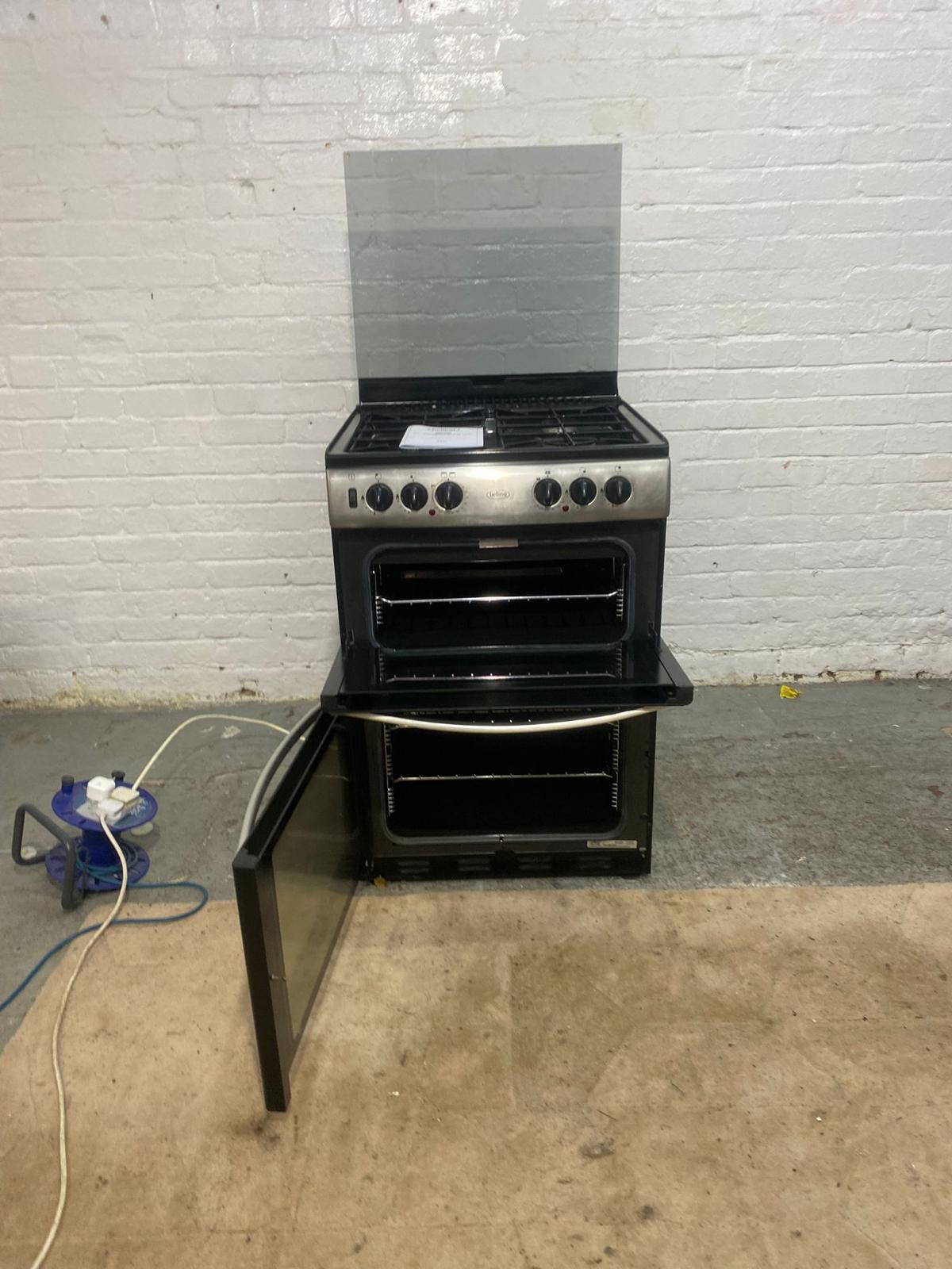 🚐🚐Belling 60CM Black Gas Cooker With Dual Oven/Grill For Sale