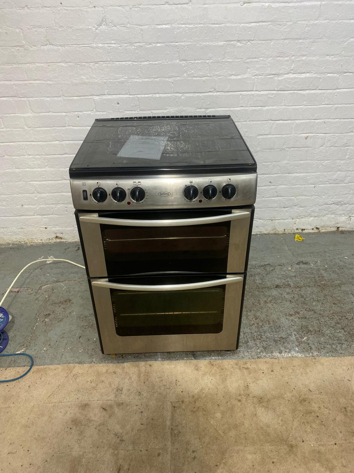 🚐🚐Belling 60CM Black Gas Cooker With Dual Oven/Grill For Sale