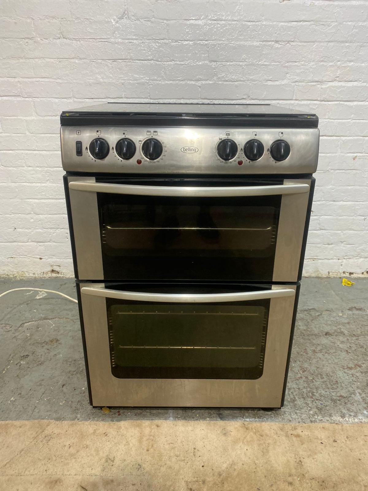 🚐🚐Belling 60CM Black Gas Cooker With Dual Oven/Grill For Sale