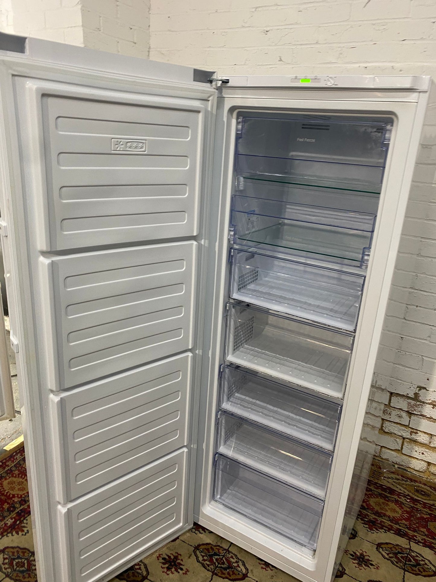 🚚Tall Beko White Standing Freezer For Sale