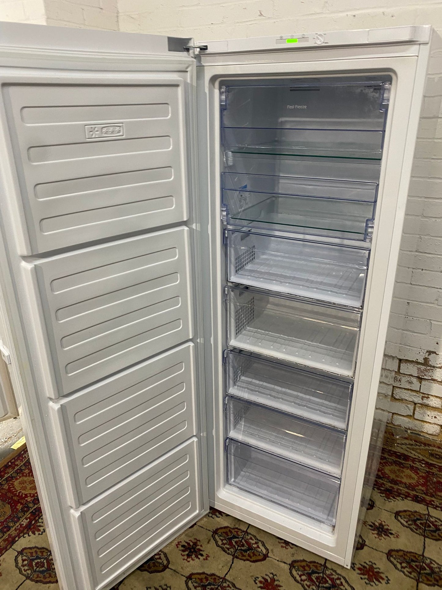 🚚Tall Beko White Standing Freezer For Sale