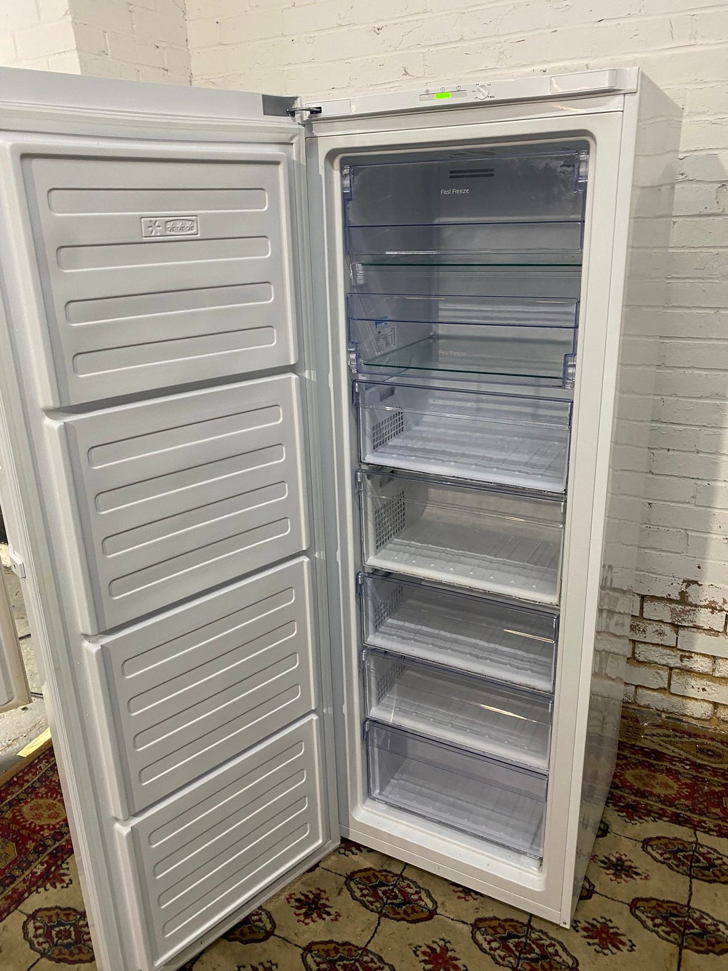 🚚Tall Beko White Standing Freezer For Sale