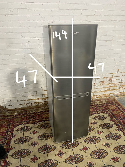 Beautiful Swan Stainless Steel Fridge Freezer For Sale