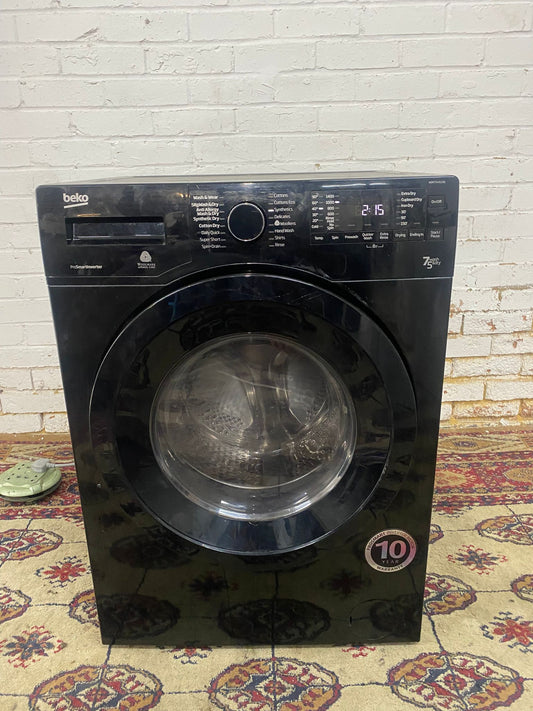 🚚FREE DELIVERY Beautiful Beko Black Washer Dryer For Sale