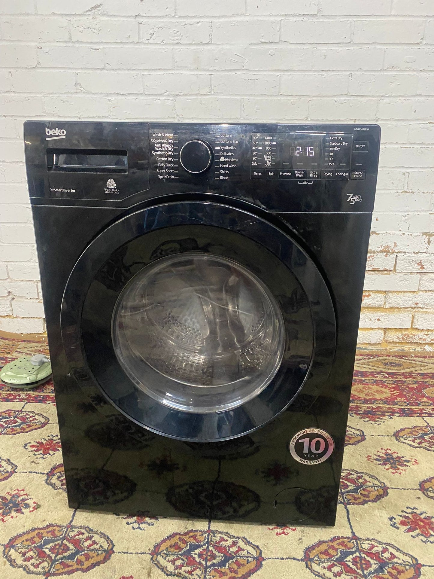 🚚FREE DELIVERY Beautiful Beko Black Washer Dryer For Sale