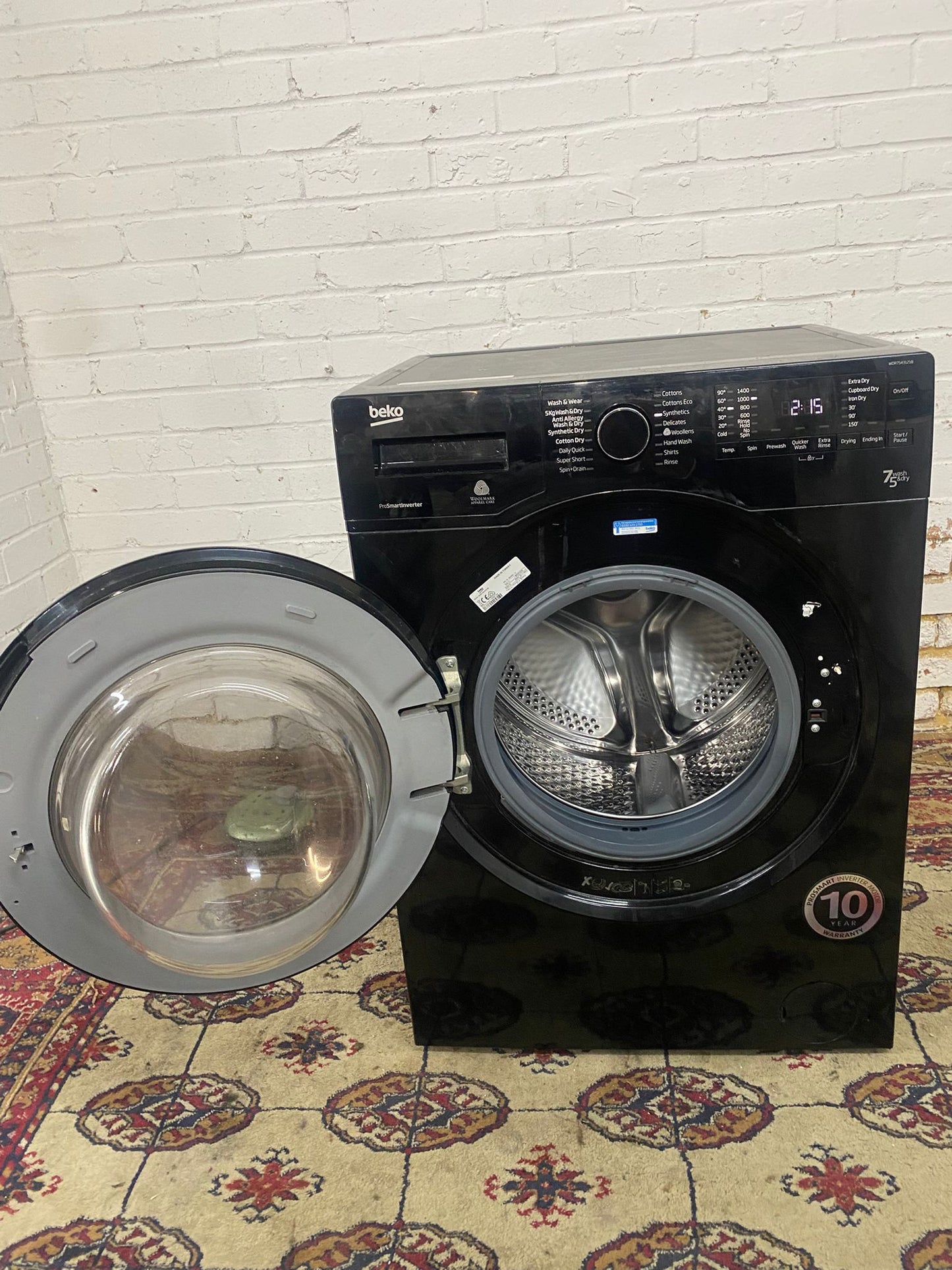 🚚FREE DELIVERY Beautiful Beko Black Washer Dryer For Sale
