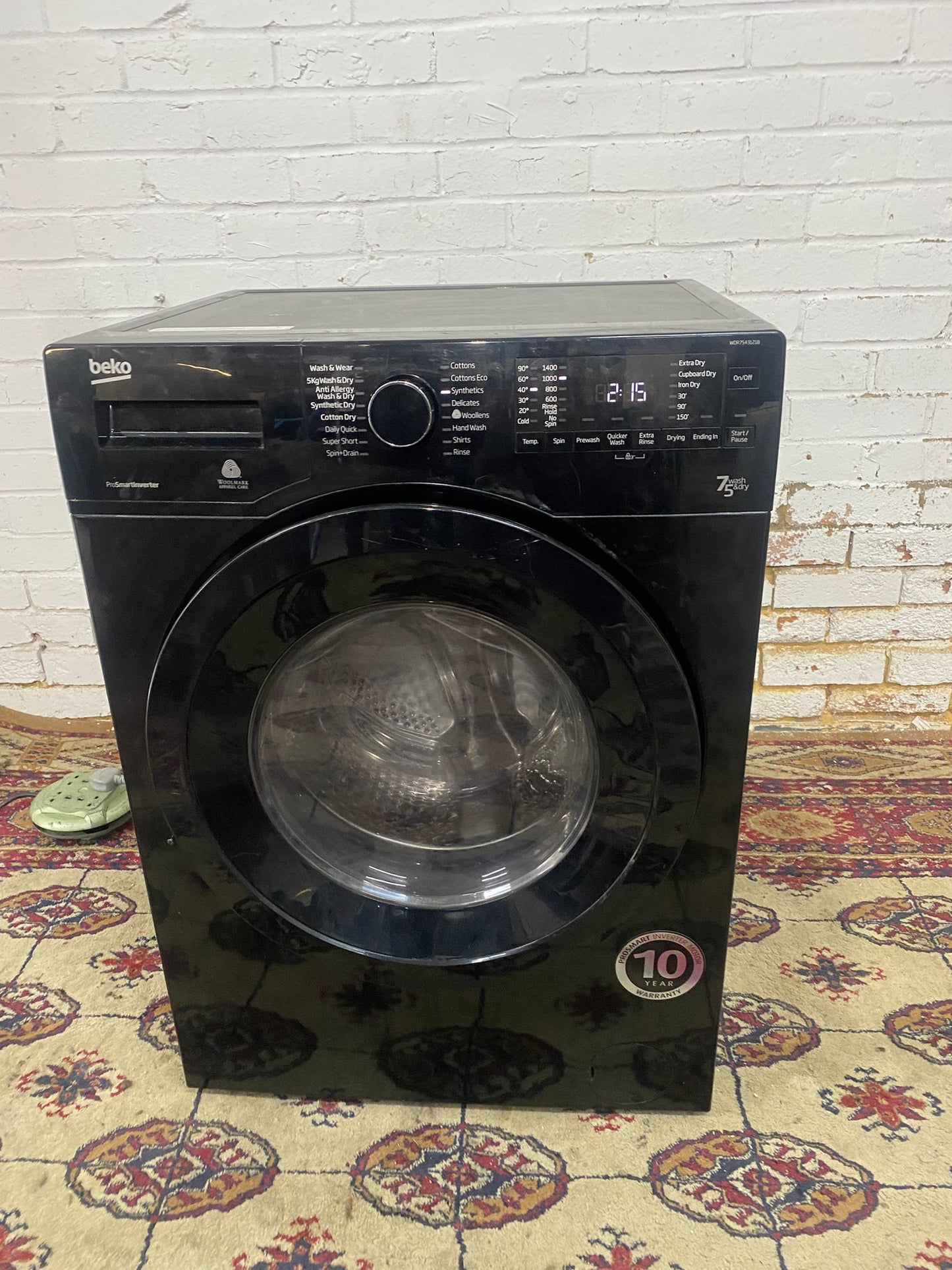 🚚FREE DELIVERY Beautiful Beko Black Washer Dryer For Sale