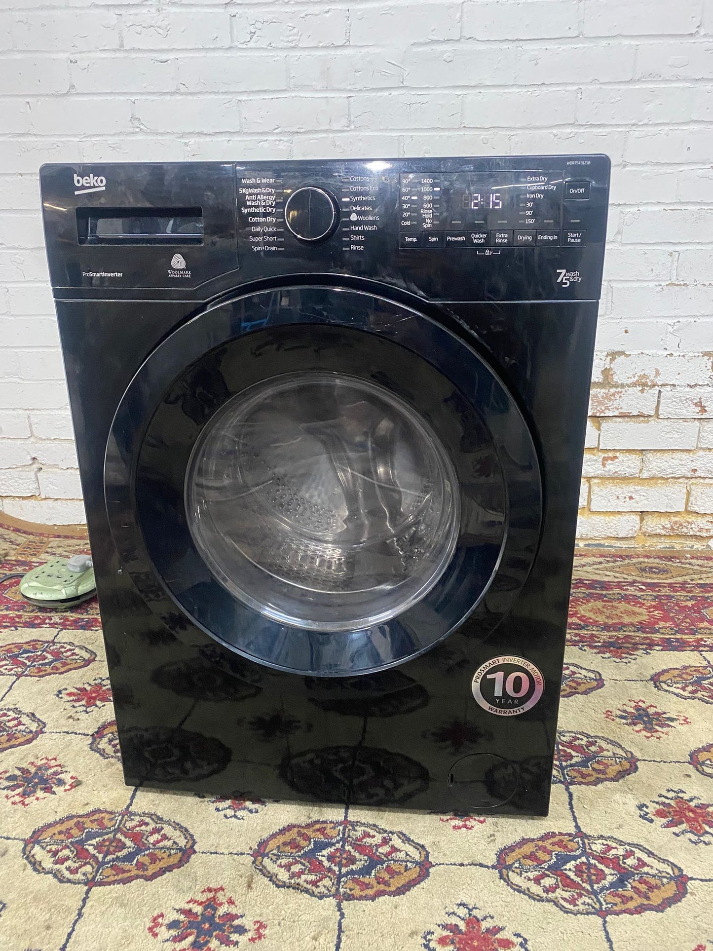 🚚FREE DELIVERY Beautiful Beko Black Washer Dryer For Sale