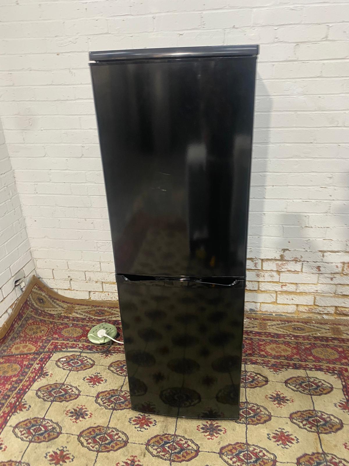 🚚FREE DELIVERY Beautiful Bush Black Fridge Freezer For Sale