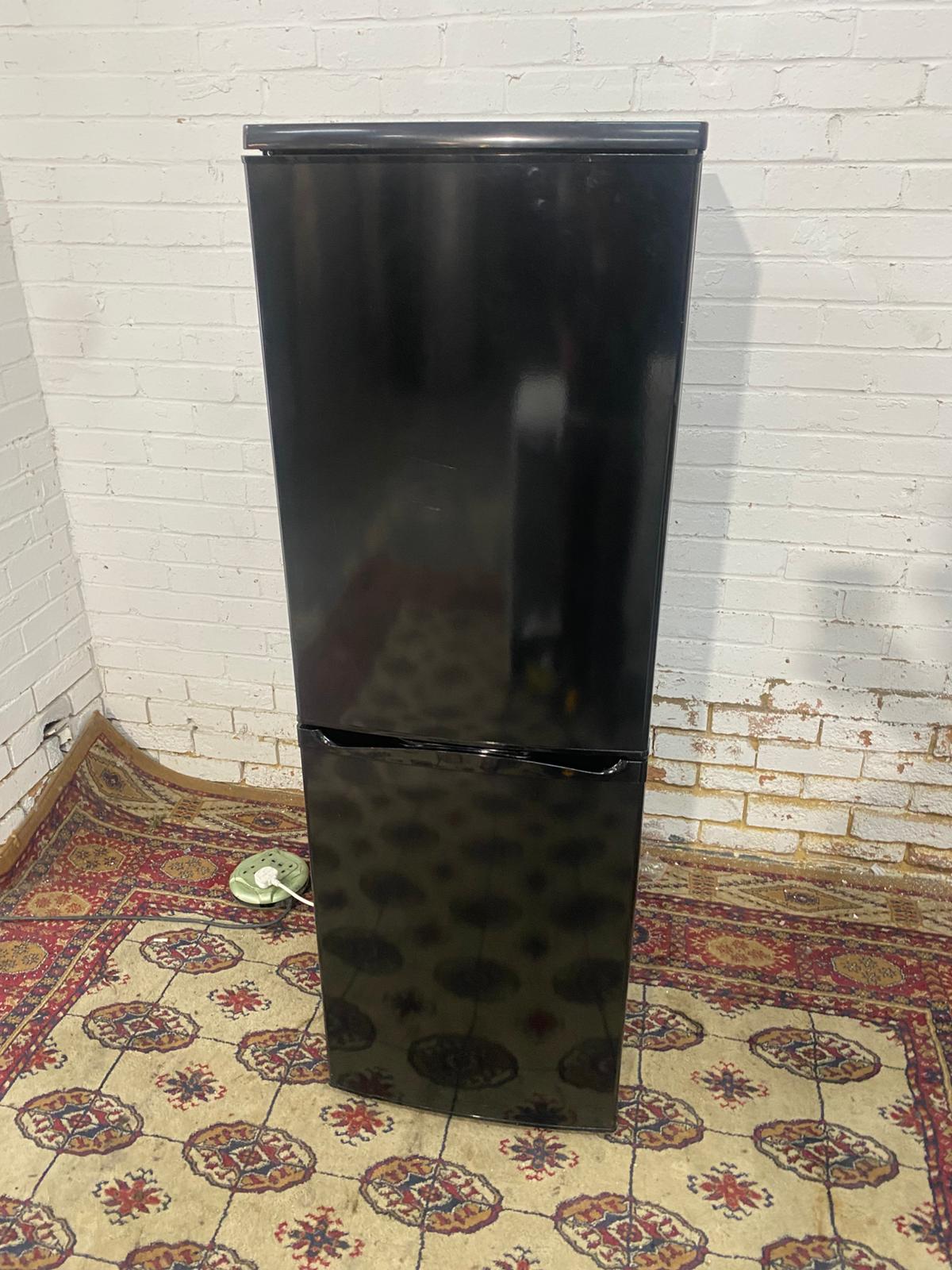 🚚FREE DELIVERY Beautiful Bush Black Fridge Freezer For Sale