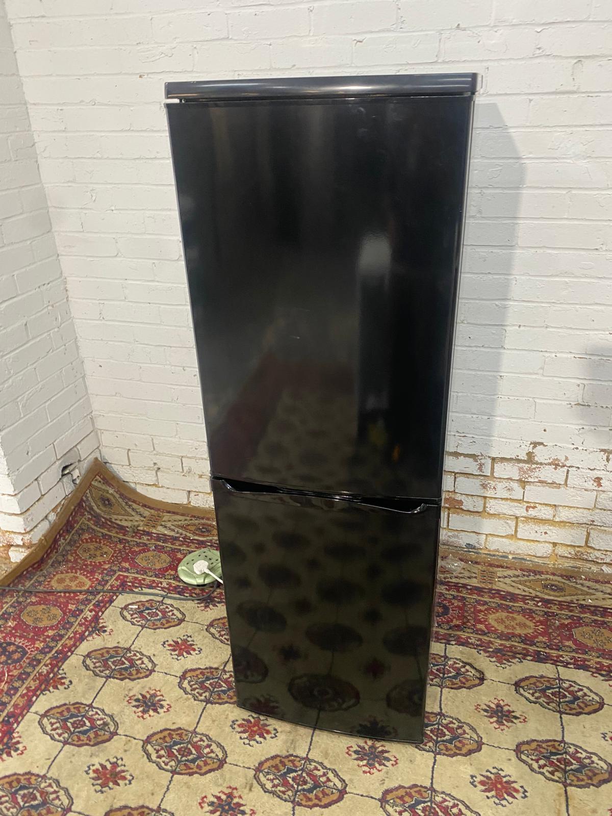 🚚FREE DELIVERY Beautiful Bush Black Fridge Freezer For Sale