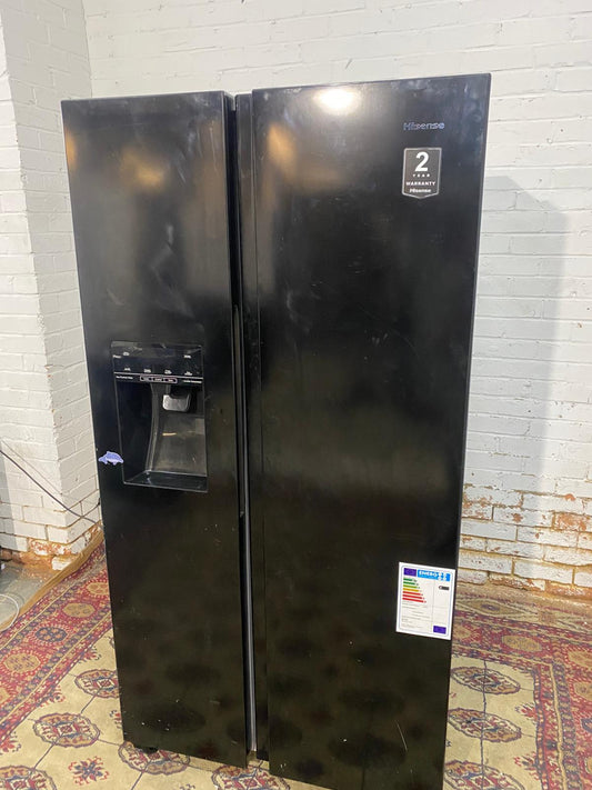 🚚Hisense American Double Door Non Plumb With Icemaker Fridge Freezer For Sale