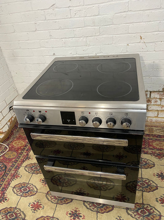 🚐🚐Beautiful Belling Stainless Steel 60CM Ceramic Electric Cooker With Oven/Grill For Sale