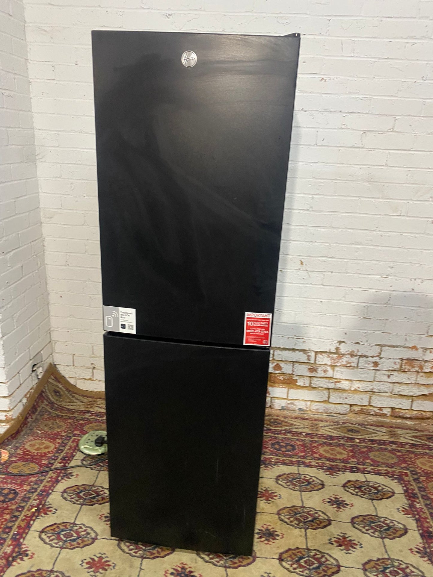 🚚Tall Hoover Blackish 50/50 Fridge Freezer For Sale