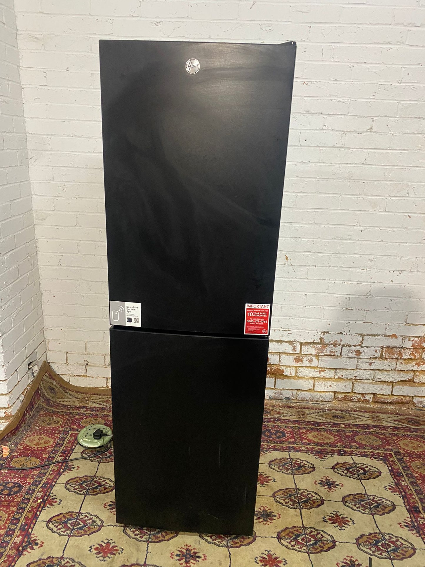 🚚Tall Hoover Blackish 50/50 Fridge Freezer For Sale