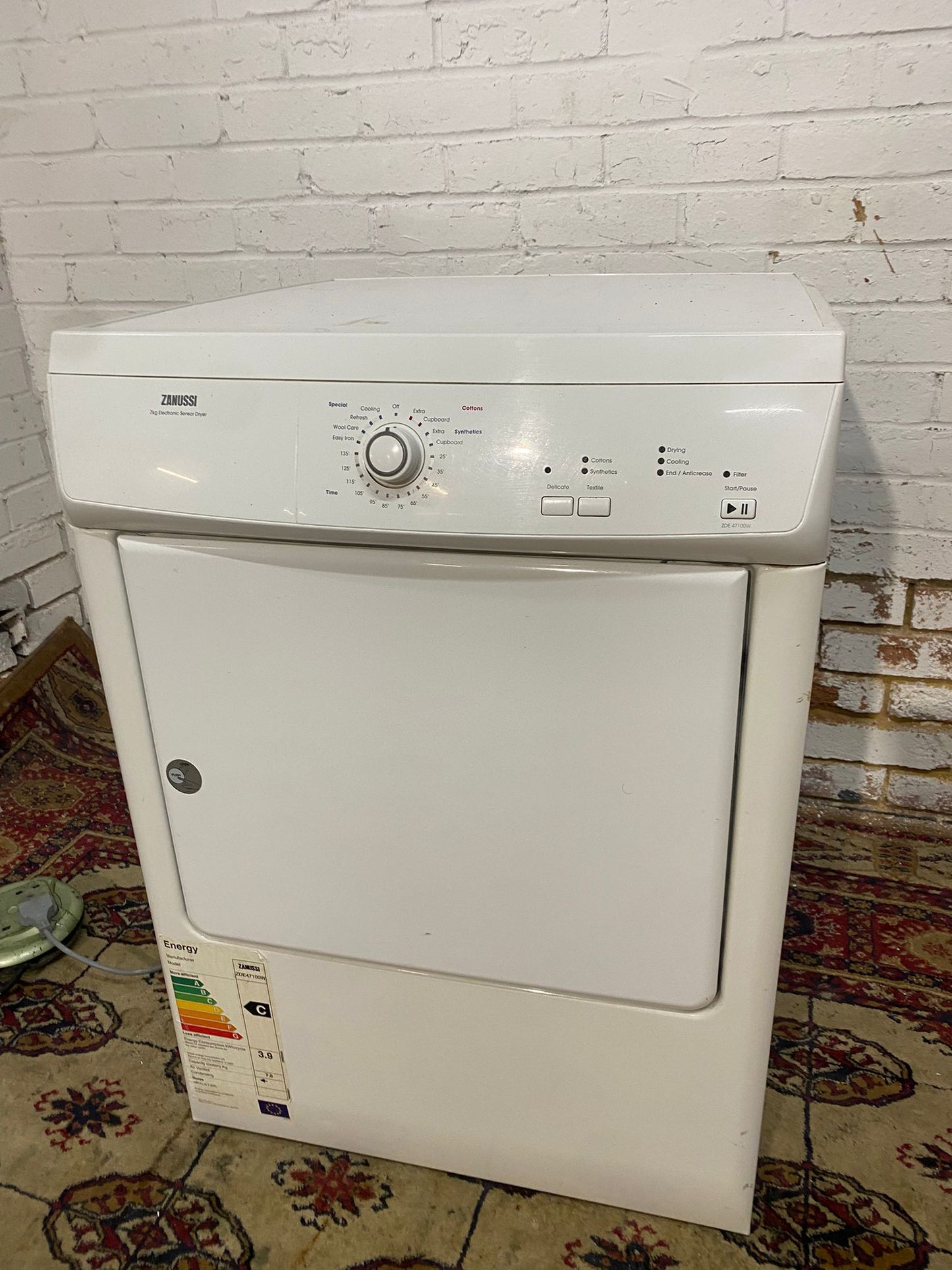 🚐Beautiful Zanussi 8KG Vented Dryer For Sale