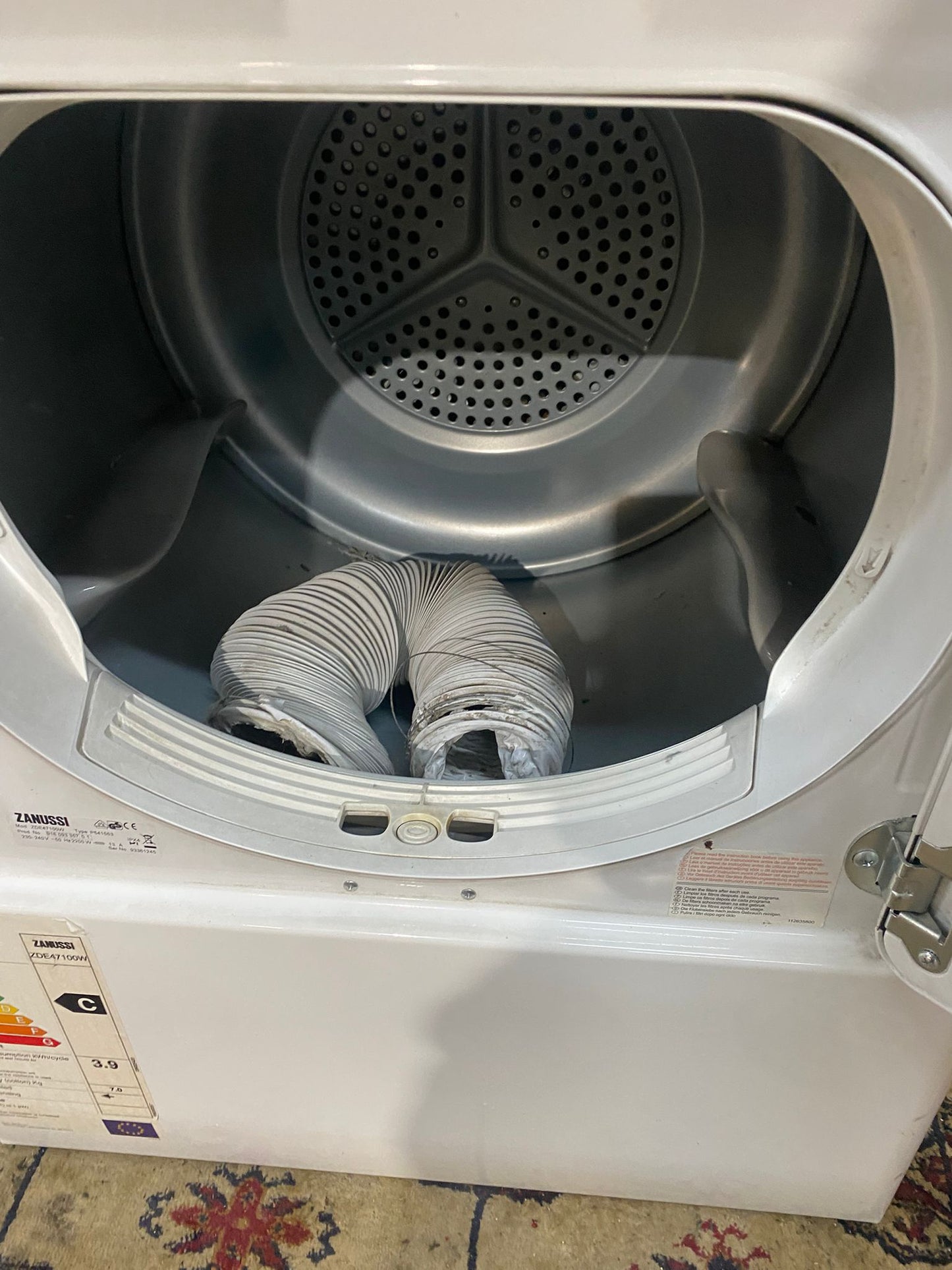 🚐Beautiful Zanussi 8KG Vented Dryer For Sale