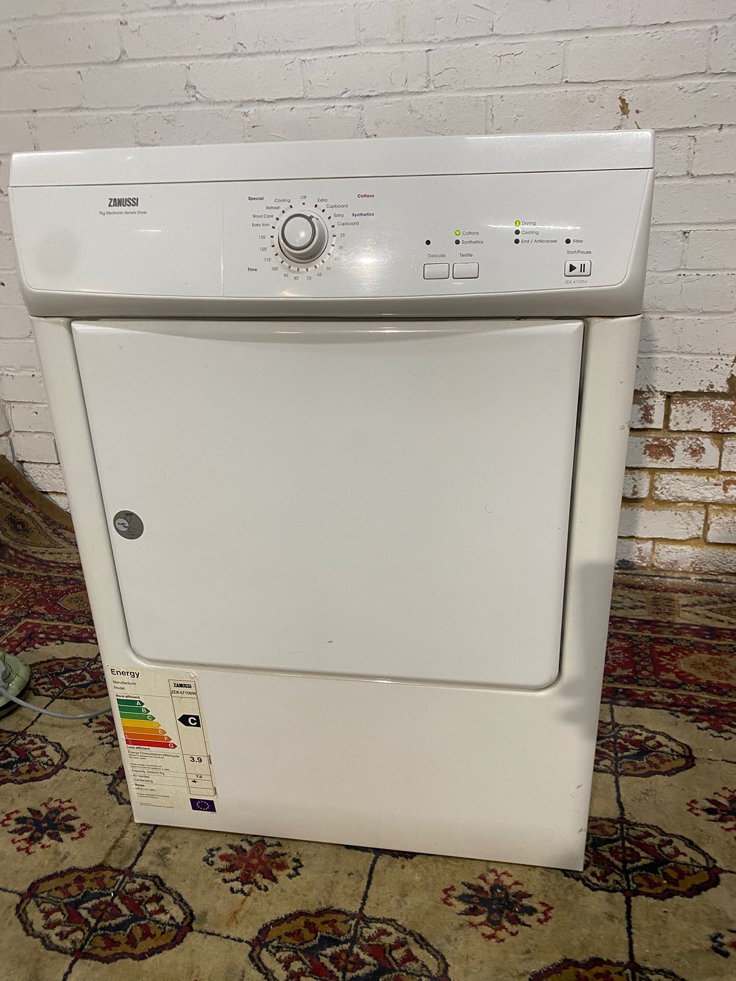 🚐Beautiful Zanussi 8KG Vented Dryer For Sale