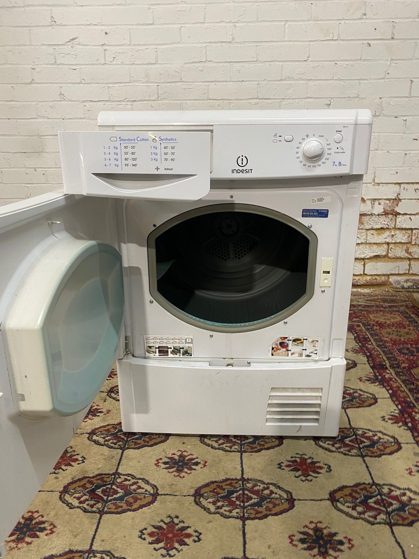 Beautiful Indesit 7KG Condenser Dryer For Sale