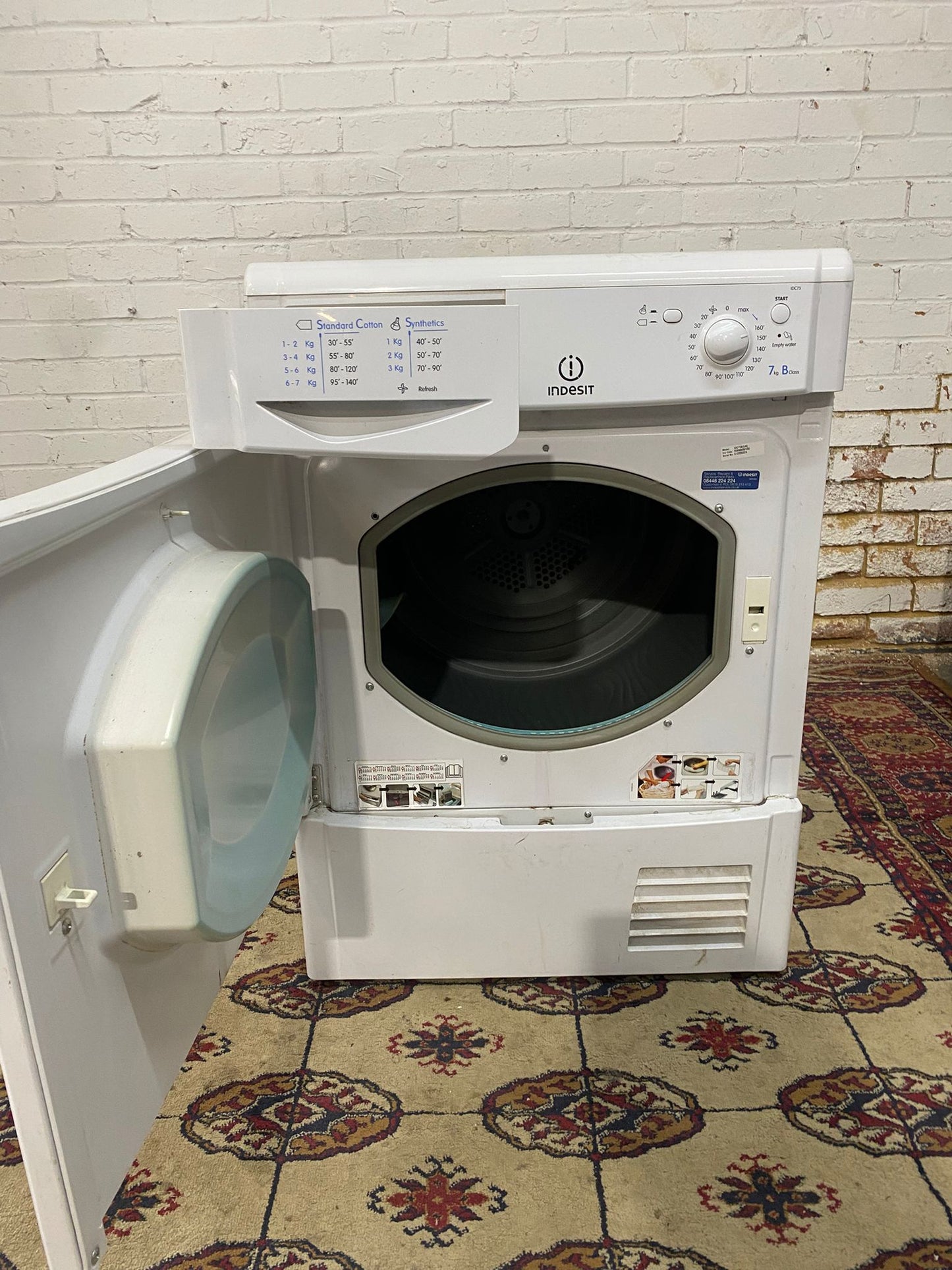 Beautiful Indesit 7KG Condenser Dryer For Sale