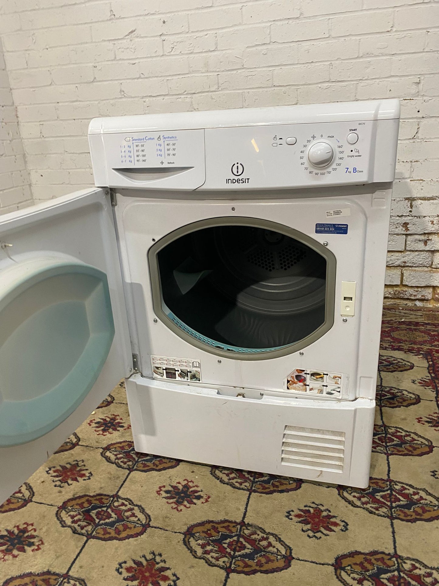 Beautiful Indesit 7KG Condenser Dryer For Sale
