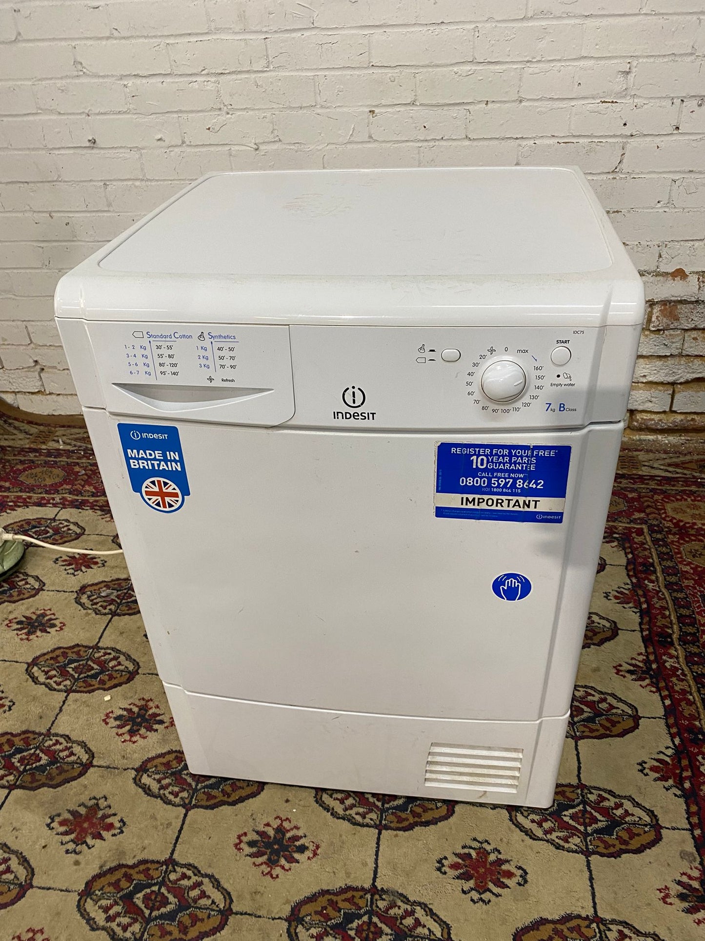 Beautiful Indesit 7KG Condenser Dryer For Sale