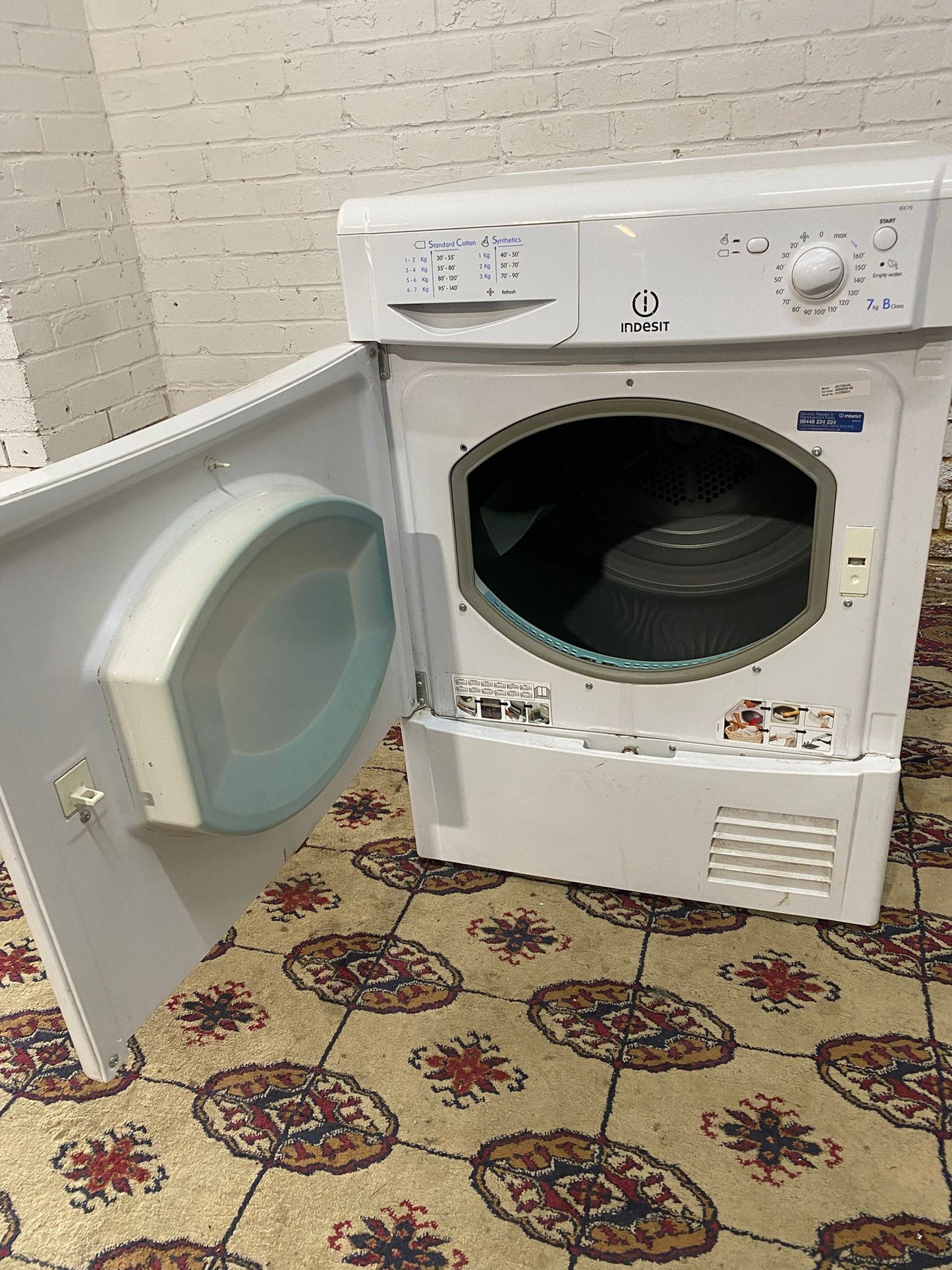Beautiful Indesit 7KG Condenser Dryer For Sale