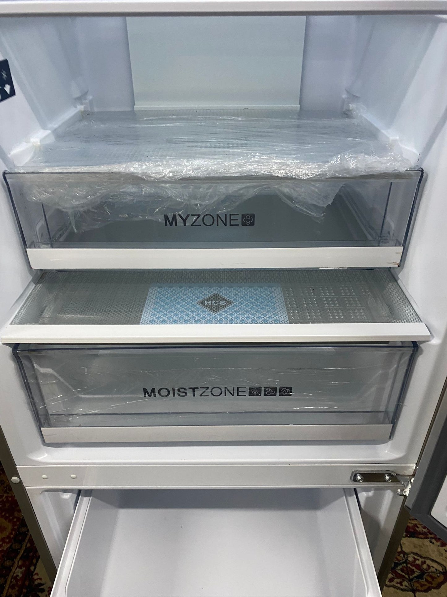 🚚Beautiful Haier 3Doors Stainless Steel Fridge Freezer For Sale