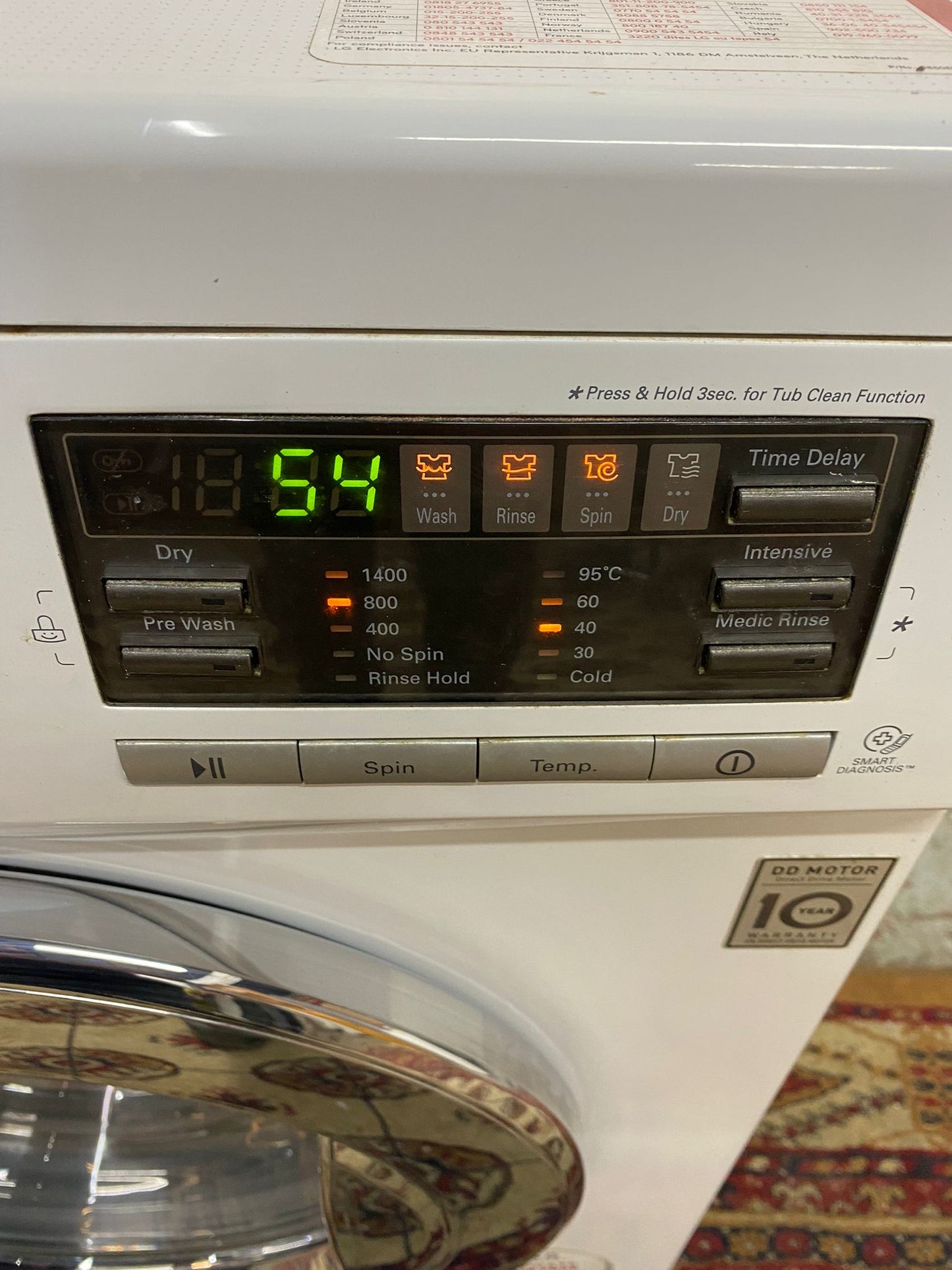 TopBrand LG 8/4 Direct Drive Washer Dryer For Sale
