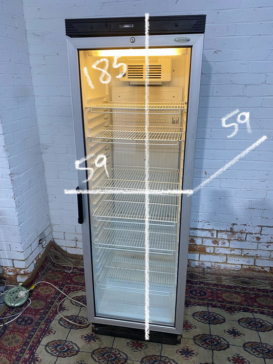 🚚Beautiful Standing Glass Commercial Display Drinks Fridge For Sale