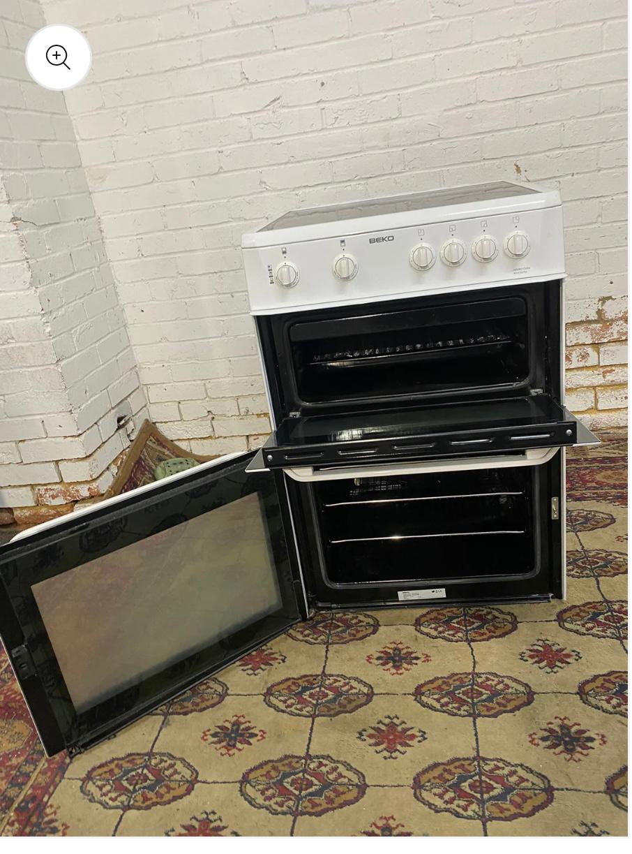 🚐🚐Beautiful Beko White 60CM Ceramic Electric Cooker With Oven/Grill For Sale