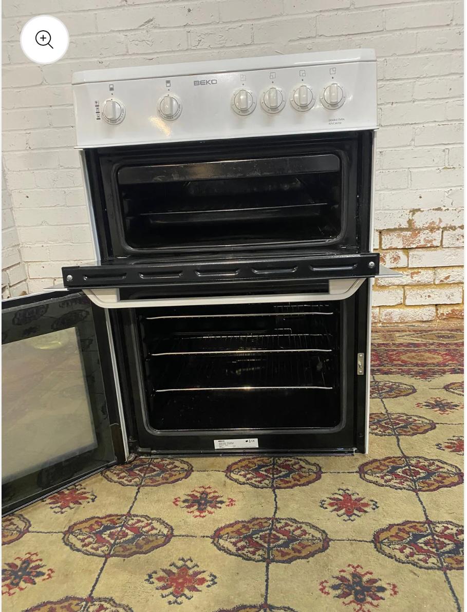 🚐🚐Beautiful Beko White 60CM Ceramic Electric Cooker With Oven/Grill For Sale
