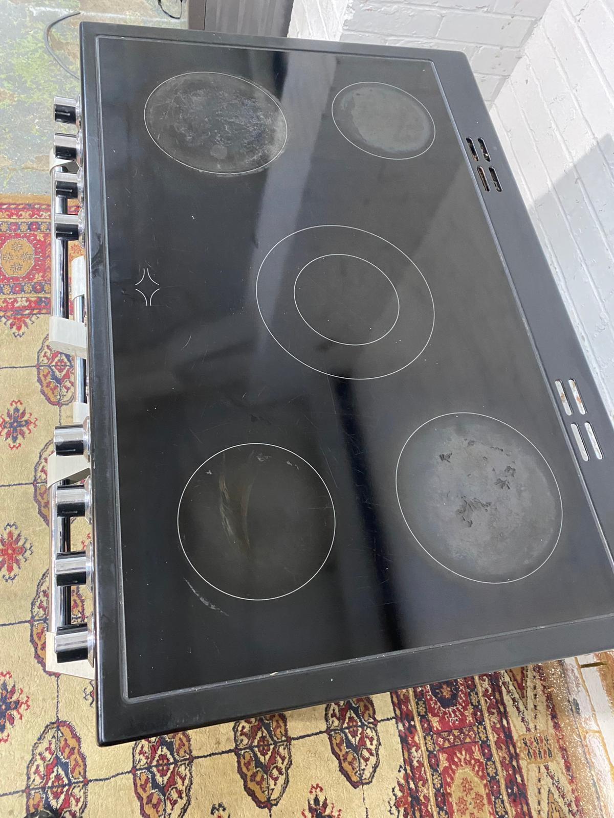 🚐FREE DELIVERY 90 CM Black Ceramic Electric Cooker With Double Oven/Grill