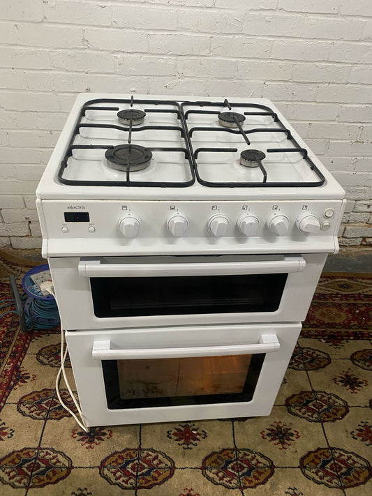 FREE DELIVERY Beautiful Electra 60 CM Gas Cooker In White For Sale
